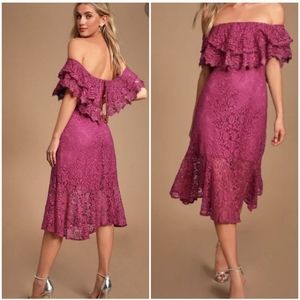 NWT Lulu's midi dress